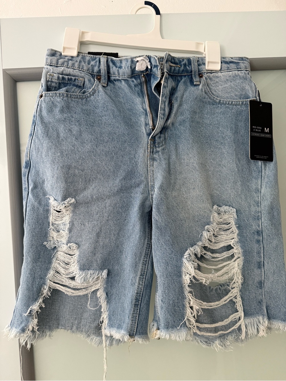 Women’s Light Blue Denim Shorts